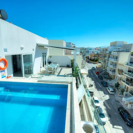 Elegant 2 Bedrooms, Large Sun Terrace, Pool Gcat1-1 Апартаменты Is-Swieqi